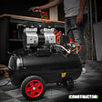 CONSTRUCTOR - Compresseur 750W - 50L silencieux - 8 bars - vignette