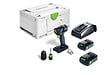FESTOOL - Perceuse-visseuse 18V TXS 18 C 3,0-PLUS + 2 batterie 3Ah + chargeur en coffret Systainer 3 - FESTOOL - 576895 - vignette