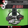 CONSTRUCTOR - Taille haies sur perche 20V max sans batterie - Lame 51cm - vignette