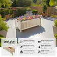 TECTAKE - Carré potager BLOMSTER marron - vignette