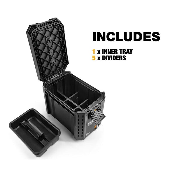 TOUGHBUILT INDUSTRIES - Boite à outils Compacte StackTech TOUGHBUILT TB-B1-B-60C-BEA - large