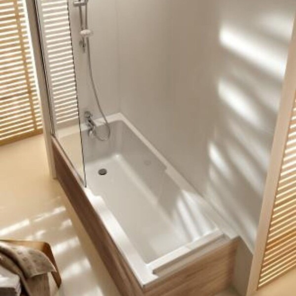 JACOB DELAFON - Baignoire bain douche Struktura compacte Acrylique renforcé 170 x 70 - large