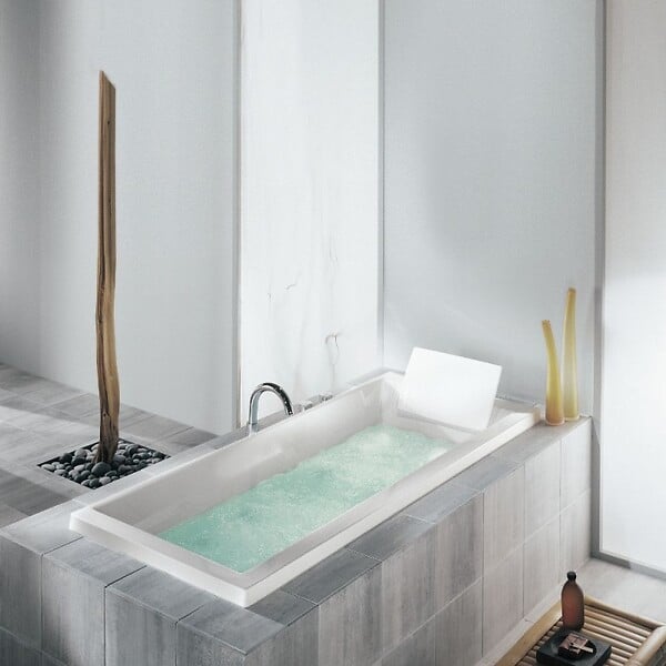 JACOB DELAFON - Baignoire droite 170 x 70 Evok, deux places + pare bain - large