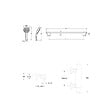 JACOB DELAFON - Mitigeur de douche thermostatique Simone + barre + pommeau de douche + nettoyant - vignette