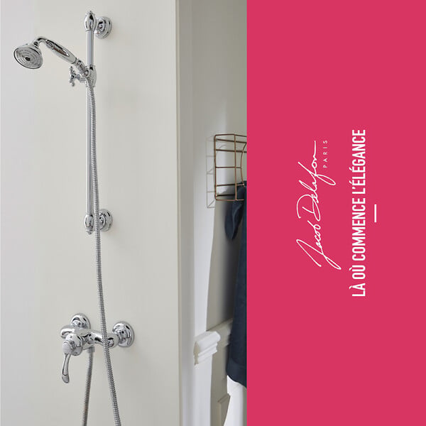 JACOB DELAFON - Mitigeur de douche mural Fairfax + nettoyant - large