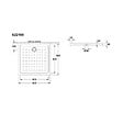 VILLEROY ET BOCH - Receveur O.NOVO extra plat - carré - Dimensions : 90 X 90 cm - Couleur : BLANC - vignette