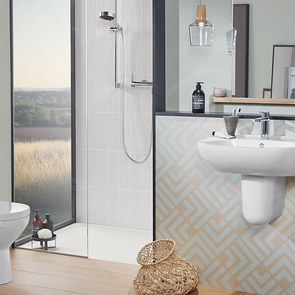 VILLEROY ET BOCH - Receveur de douche antidérapant 140 x 80  Lifetime Plus Cerasoft céramique blanc - large