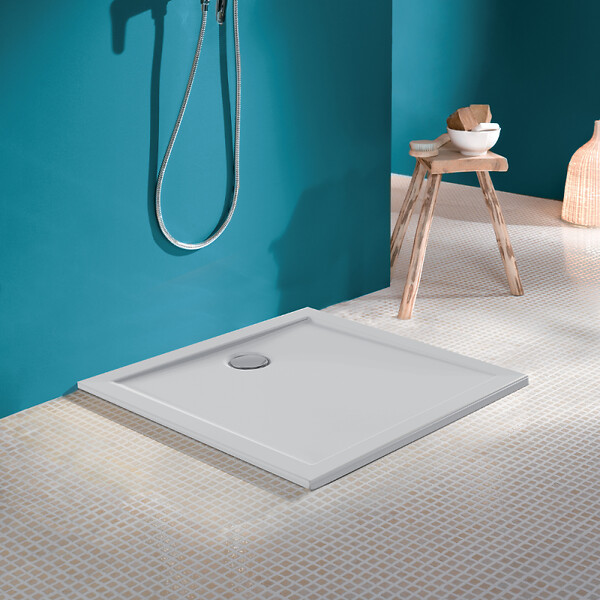 JACOB DELAFON - Receveur de douche 90 x 90 Kyreo ceramique carré blanc - large
