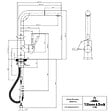VILLEROY ET BOCH - Robinet cuisine  Steel Shower acier massif - vignette