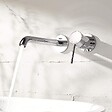 GROHE - Mitigeur lavabo mural Essence Taille M chromé avec corps encastré - vignette