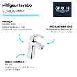 GROHE - Lot de 2 Mitigeurs lavabo Eurosmart taille M - vignette