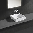 GROHE - Robinet lavabo mural Lineare M Chromé + corps encastré - vignette