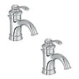 JACOB DELAFON - Lot de 2 robinets lavabo Fairfax bec bas - vignette