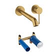 GROHE - Mitigeur mural lavabo Essence Taille L Cool Sunrise Brossé + corps encastré - vignette