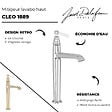 JACOB DELAFON - Mitigeur lavabo haut Cléo 1889 chrome - vignette