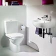 VILLEROY ET BOCH - WC à poser sortie verticale O.novo avec abattant frein de chute + nettoyant - vignette