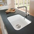 VILLEROY ET BOCH - Evier 1 bac  Cisterna 60C Chromite CeramicPlus avec vidage manuel - vignette