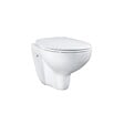 GROHE - Grohe Pack WC suspendu sans bride Bau Ceramic + abattant + plaque blanche + bâti Grohe - vignette