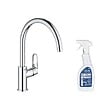 GROHE - Robinet de cuisine Start Flow Quickfix + nettoyant GrohClean - vignette