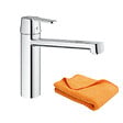 GROHE - Robinet de cuisine Get chromé + microfibre - vignette