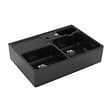 VILLEROY ET BOCH - Evier 2 cuves timbre office  Tradition Pure Black CeramicPlus avec vidage automatique - vignette