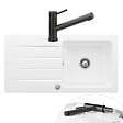 VILLEROY ET BOCH - Evier  Architectura 60 vidage auto + Robinet de cuisine Como Window Anthracite - vignette