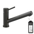 VILLEROY ET BOCH - Robinet cuisine rabattable  Como Shower window Anthracite + nettoyant - vignette