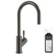 VILLEROY ET BOCH - Robinet cuisine  Umbrella flex anthracite + nettoyant - vignette