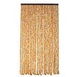 WERKAPRO - Rideau chenille marron et blanc  90 x 220 cm - vignette