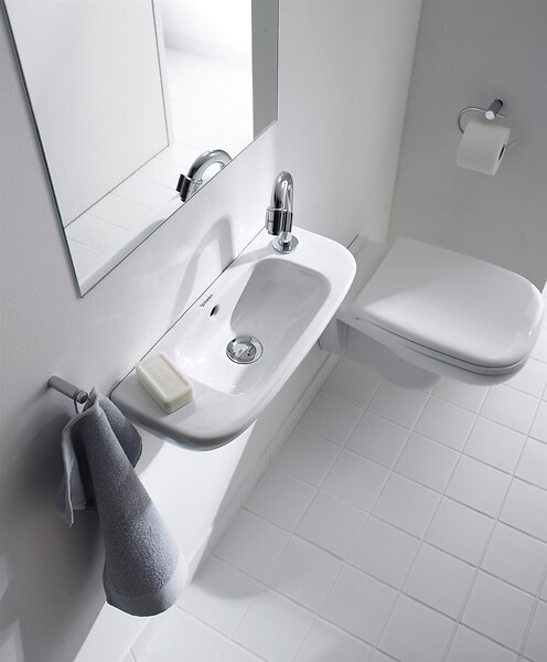 DURAVIT - Lave-mains D-CODE COMPACT - Couleur : BLANC- réf : 0706500008 - DURAVIT - large