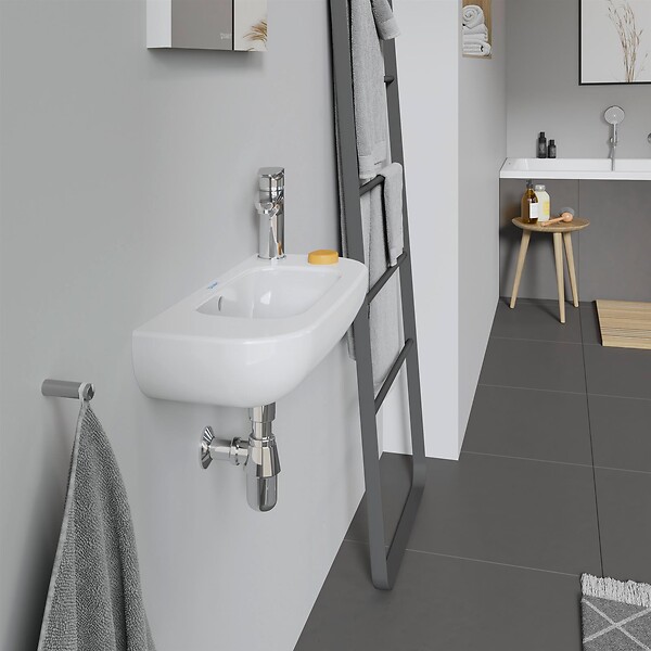 DURAVIT - Lave-mains D-CODE COMPACT - Couleur : BLANC- réf : 0706500008 - DURAVIT - large