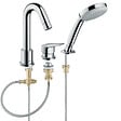 HANSGROHE - Mitigeur bain douche 3 trous Logis chromé + corps encastré - vignette