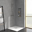 VILLEROY ET BOCH - Mitigeur douche thermostatique  Universal rond + Ensemble de douche Verve Showers 3 jets chromé - vignette