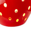 C-CREATION - Lampe gari fraise rouge verte ht 23.5 cm - vignette
