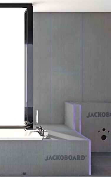 JACKON - Panneau de construction à carreler PLANO - Longueur : 260 cm - Largeur : 60 cm - Epaisseur: 80 mm - large