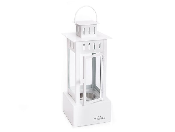 PURLINE - Lanterne éthanol en acier inoxydable - large