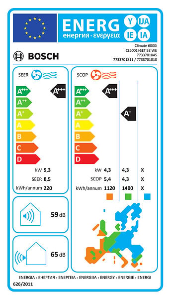 BOSCH - Unité intérieure 2,6kW CLIMATE 6000I pour climatiseur - BOSCH - 7733701806 - large