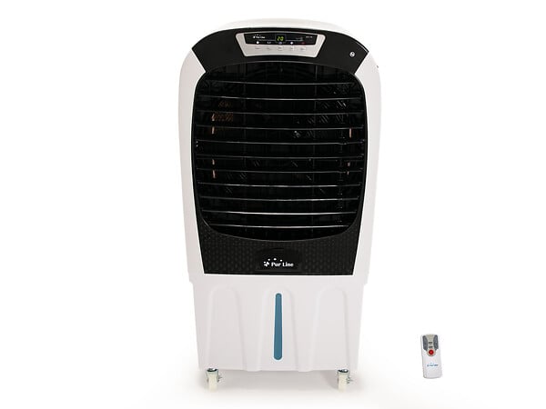 PURLINE - Rafraichisseur d'air par évaporation à débit élevé avec télécommande et roues - large