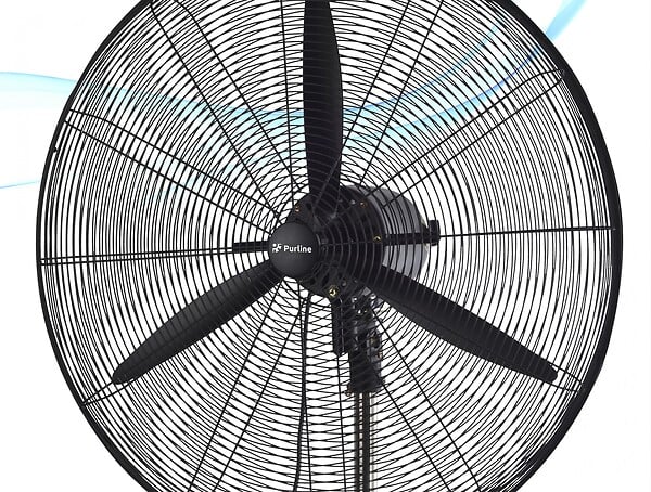 PURLINE - Ventilateur industriel 230W avec lames en aluminium - large