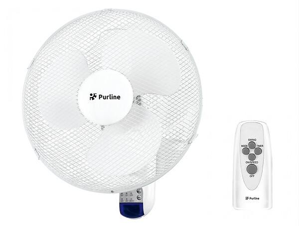 PURLINE - Ventilateur mural numérique avec commande - large