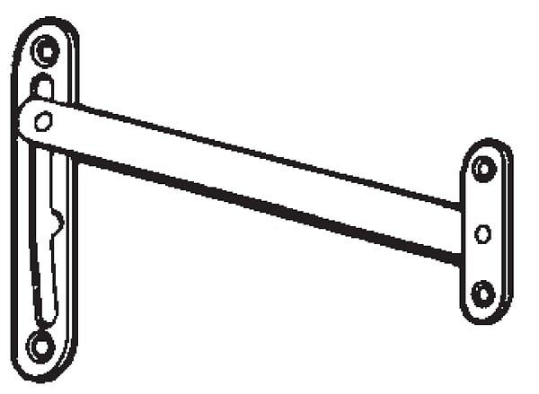 FERCO - Paire de compas pour fenêtre à soufflet bois - FERCO - A-00116-01-0-1 - large