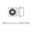 VORTICE - Ventilateur de fenêtre Vortice Vario 150/6 P-Q 18W 235 m³/h avec interrupteur à tirette - vignette