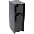 ZENITECH - Borne de jardin à fixer 2x16A + programmateur IP44 - Alu Noir - Zenitech - vignette