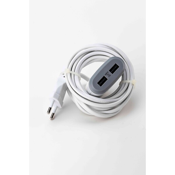WATTANDCO - Rallonge double port USB-A et USB-C 3m - Watt and Co - large