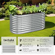 TECTAKE - Carré potager FLORMMA 160 x 80 x 80 cm argent - vignette