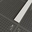TECNOPROFILS - Profil Plat PVC 30 mm - Longueur 2.60 m - Lot de 5 - vignette