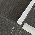 TECNOPROFILS - Cornière PVC - Longueur 2.60 m - Blanc - Lot de 5 - 2 x 2 cm - vignette