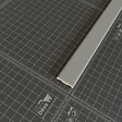 TECNOPROFILS - Champlat PVC Cellulaire 25 mm - Longueur 2.50 m - Lot de 5 - Gris - vignette
