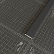 TECNOPROFILS - Champlat PVC Cellulaire 25 mm - Longueur 2.50 m - Lot de 5 - Anthracite - vignette