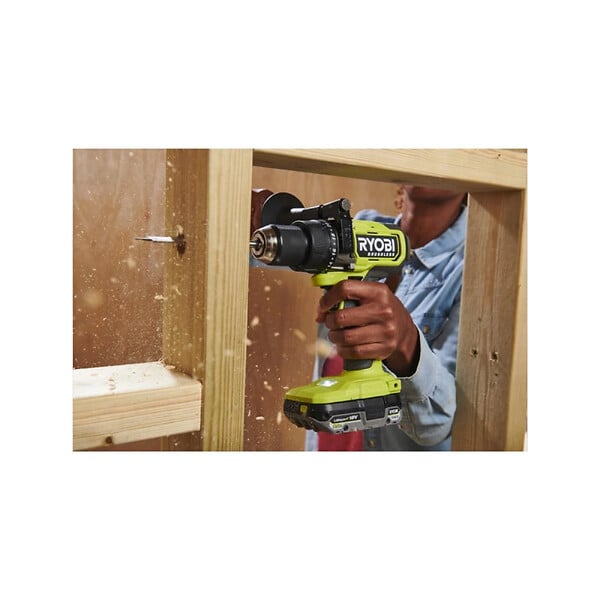 RYOBI - Perceuse-visseuse à  percussion Brushless 18V RYOBI - 95 Nm - Sans batterie ni chargeur - RPD18BL2-0 - large